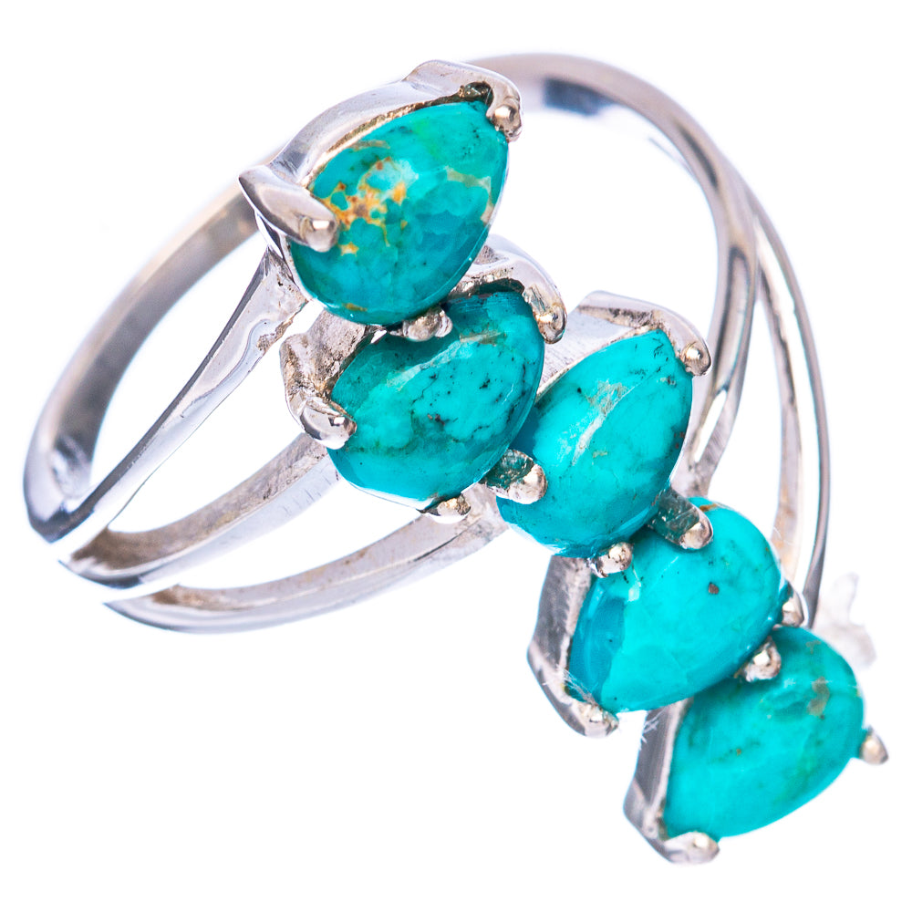 Chrysocolla Ring Size 9 (925 Sterling Silver) R2770