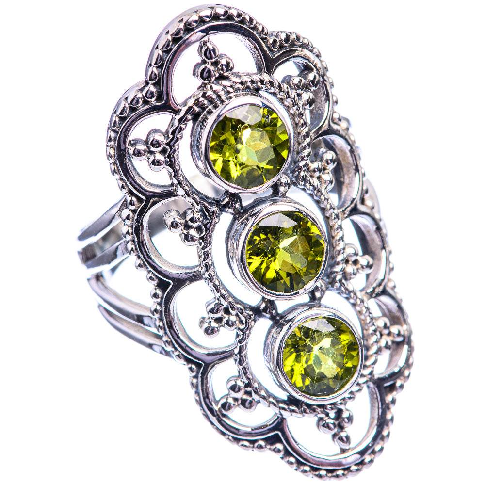 Peridot Ring Size 5.75 (925 Sterling Silver) R141975