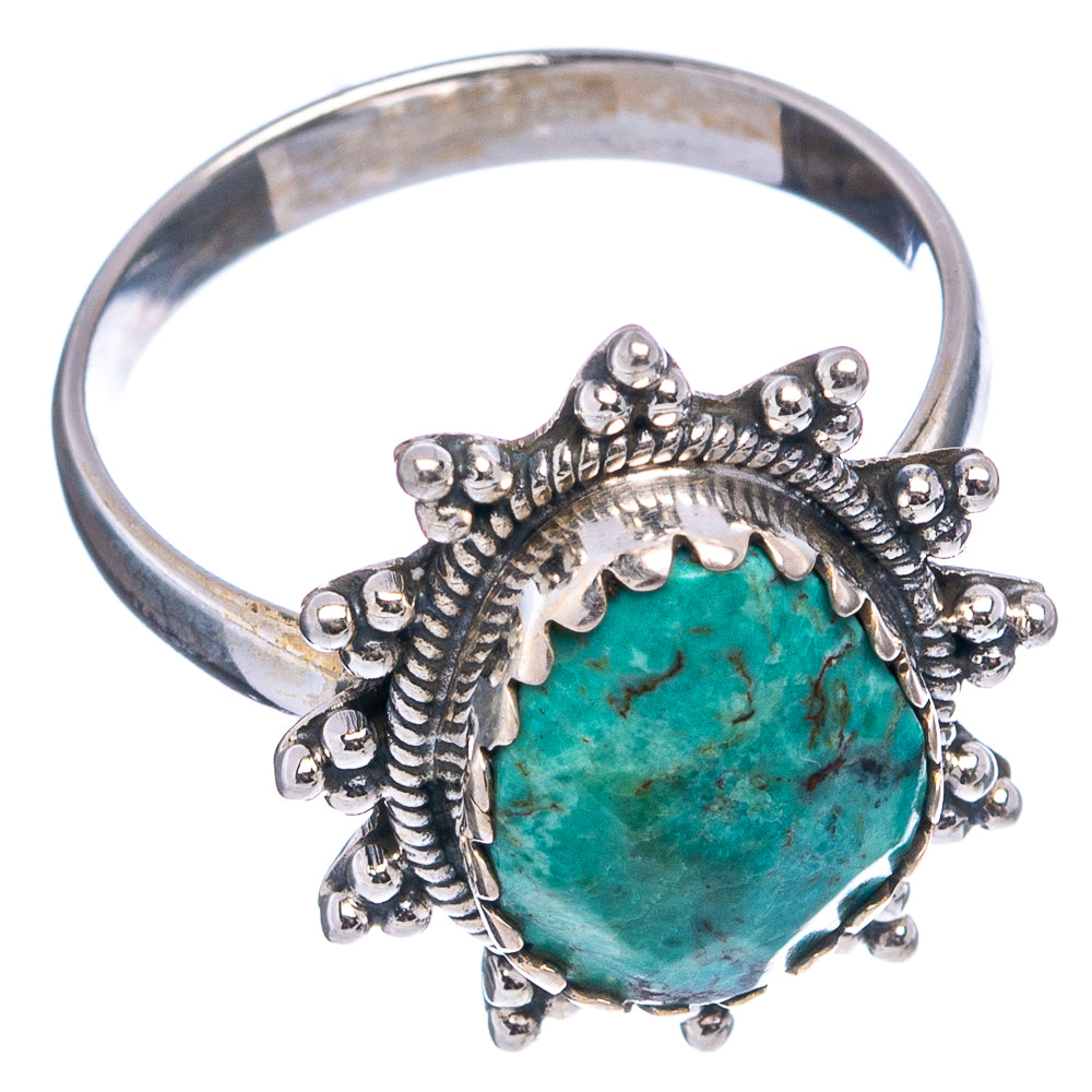 Hubei Turquoise Ring Size 7.25 (.925 Sterling Silver)
