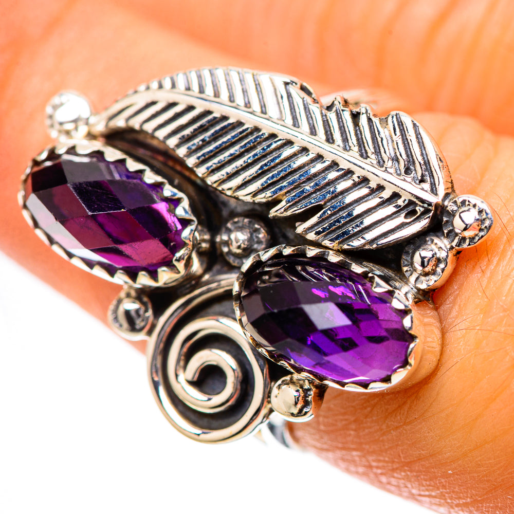 Amethyst 925 Sterling Silver Ring Size 6.5 (925 Sterling Silver) RING139374