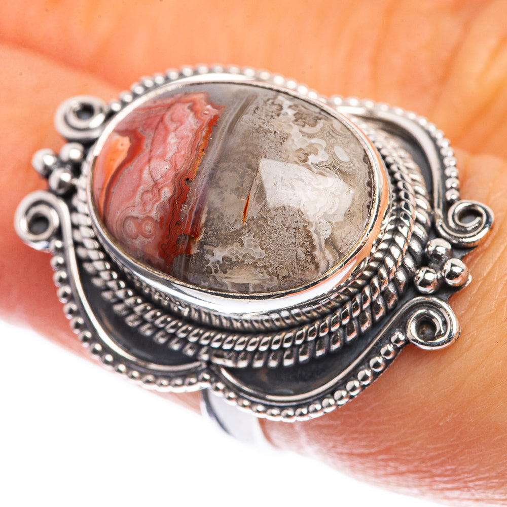 Ocean Jasper 925 Sterling Silver Ring Size 6.25