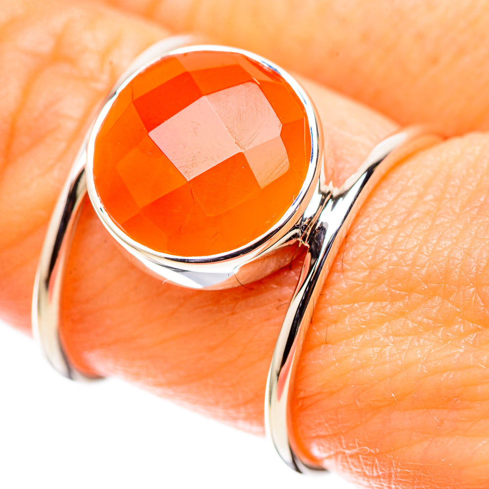 Premium Carnelian Ring Size 7.75 (925 Sterling Silver) RING138052