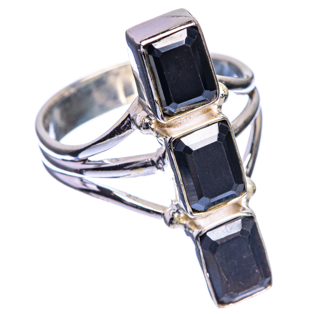 Black Onyx Ring Size 6.75 (925 Sterling Silver) RING143282