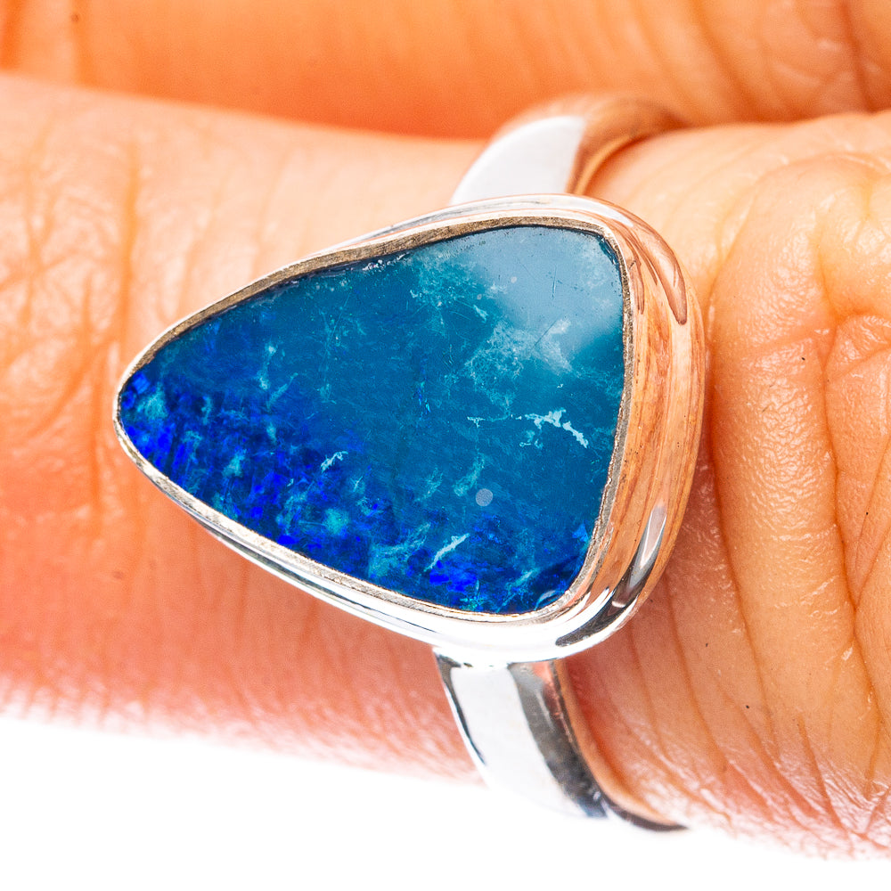 Rare Doublet Opal Ring Size 6 (925 Sterling Silver) R4124
