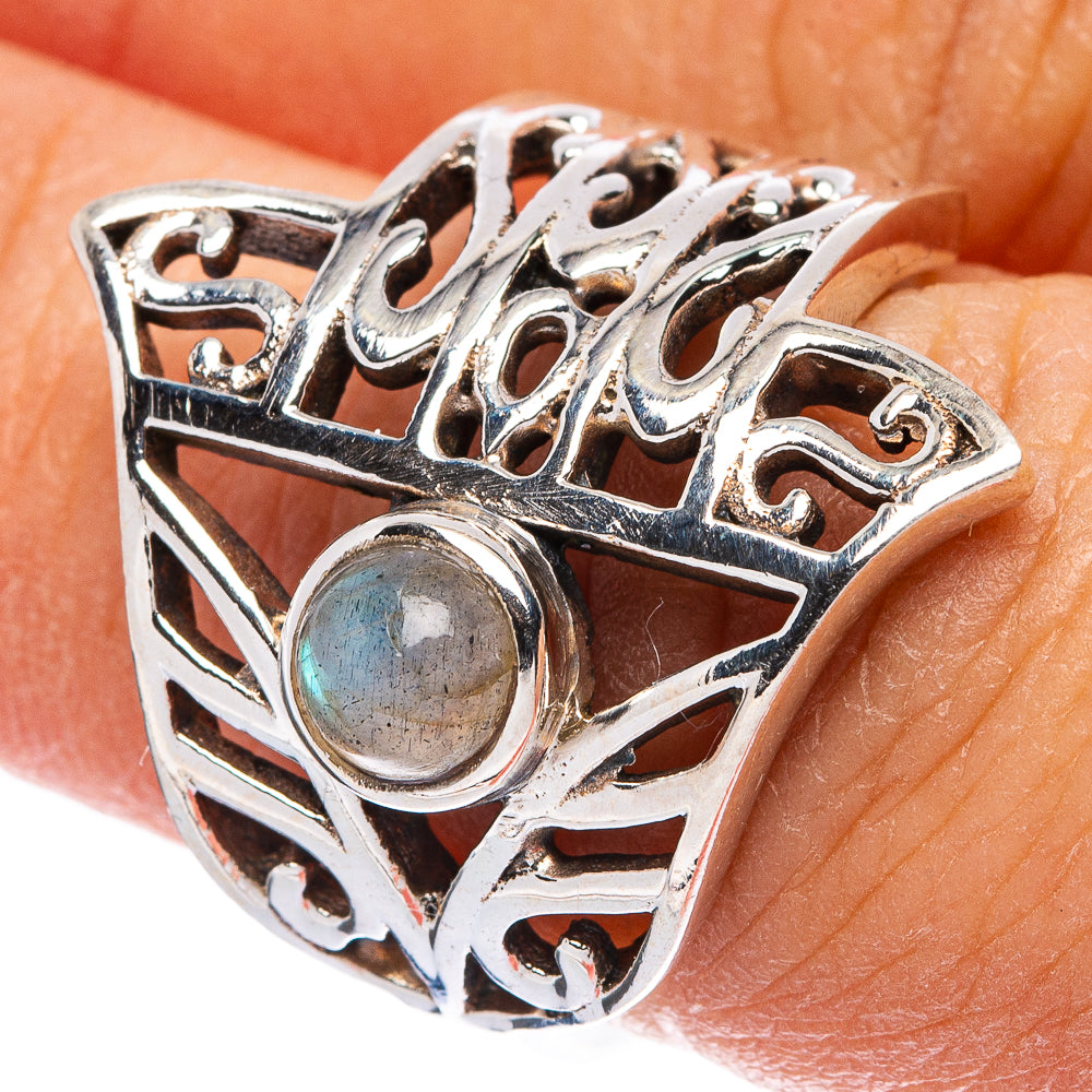 Labradorite Ring Size 7 (925 Sterling Silver) R146131