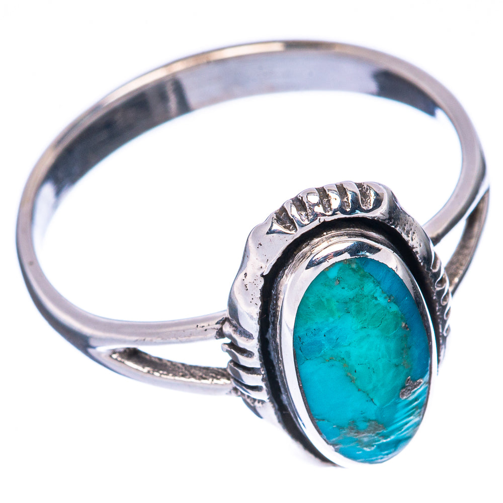 Rare Arizona Turquoise Ring Size 9.75 (925 Sterling Silver) R3051