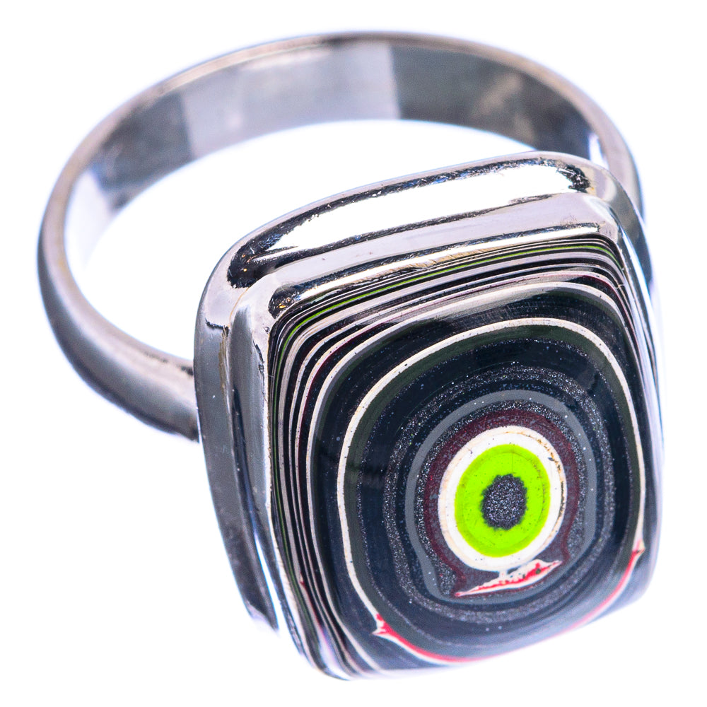Fordite Ring Size 6.75 (925 Sterling Silver) R144300