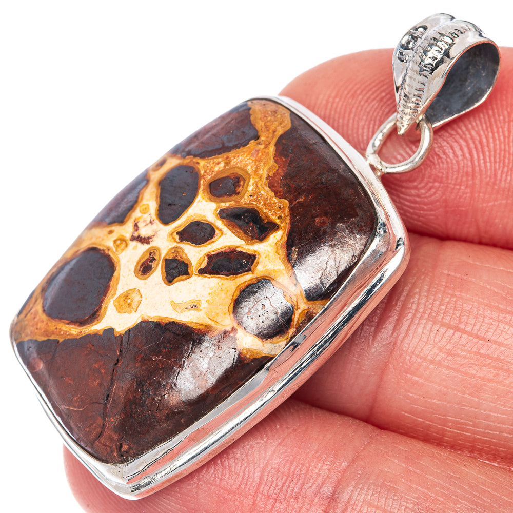 Bauxite Pendant 1 3/4" (925 Sterling Silver) P40776