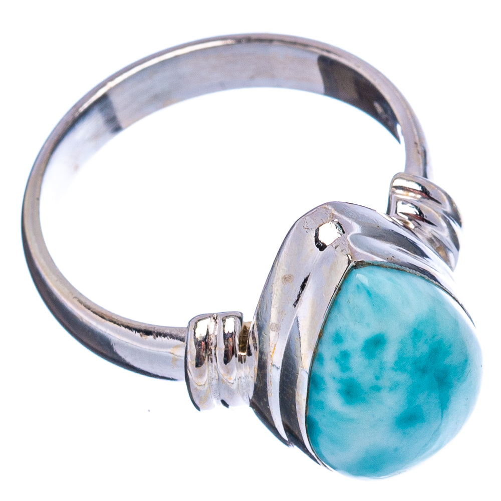 Rare Larimar Ring Size 5.75 (.925 Sterling Silver)