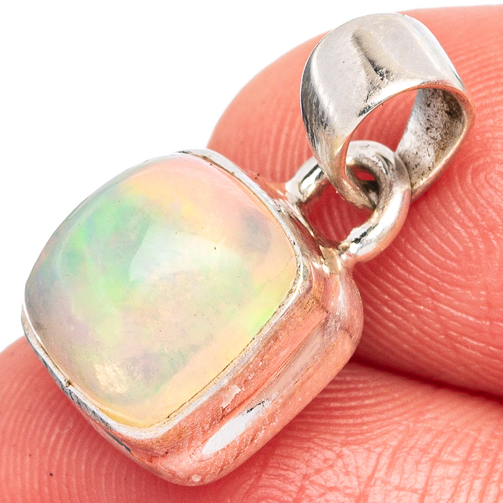 Rare Large Ethiopian Opal Pendant 3/4" (925 Sterling Silver) P43420