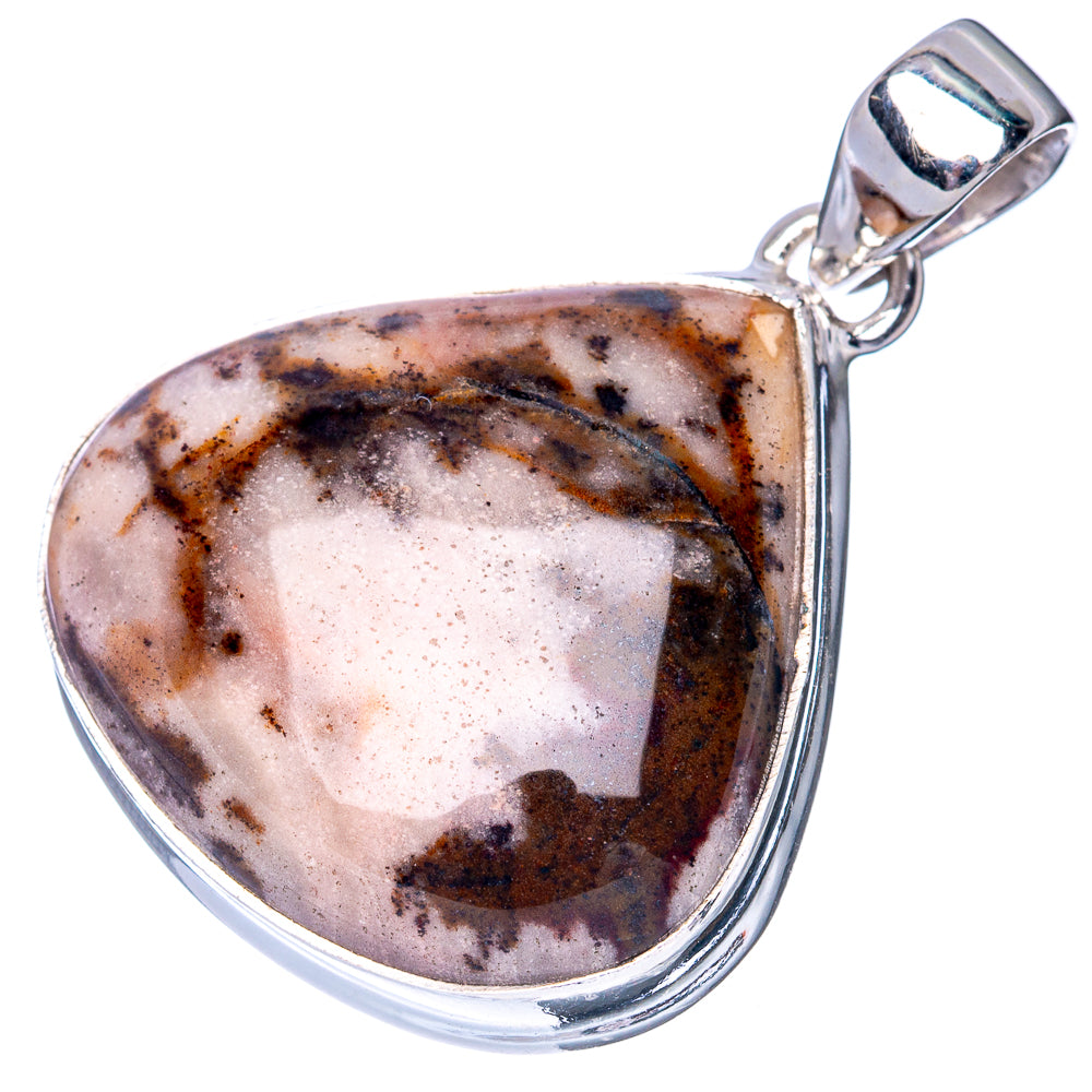 Coconut Jasper Pendant 1 1/2" (925 Sterling Silver) P40902
