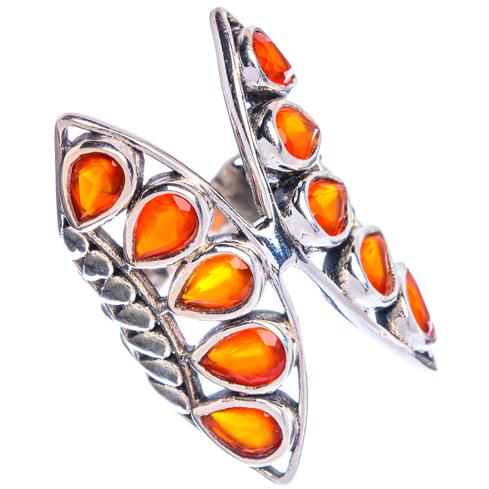 Large Carnelian Ring Size 4.5 (925 Sterling Silver) R144340