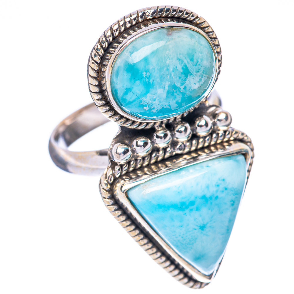 Larimar Ring Size 6.5 (925 Sterling Silver) R1686