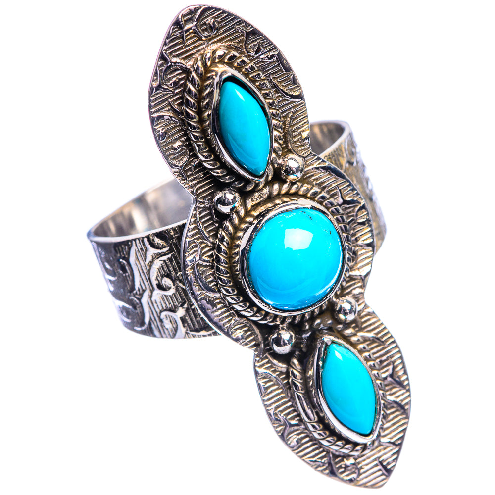Large Sleeping Beauty Turquoise Ring Size 9.75 (925 Sterling Silver) R144194