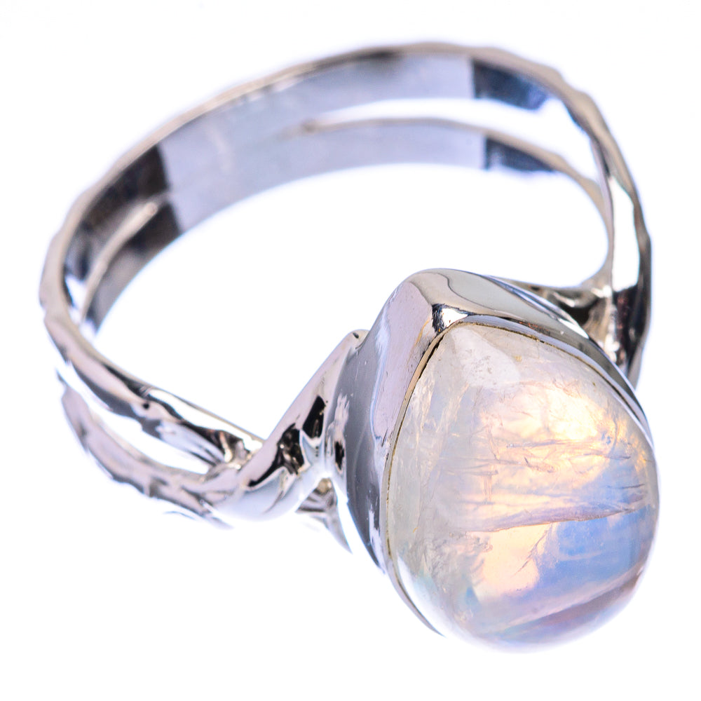 Premium Rainbow Moonstone Ring Size 9 (925 Sterling Silver) R141870