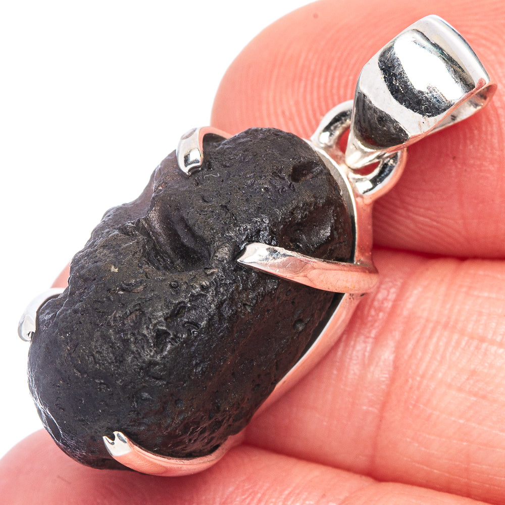 Raw Cintamani Pendant 1 1/4" (925 Sterling Silver) P41508