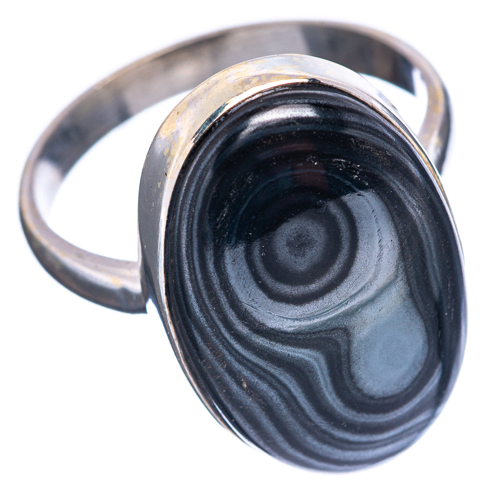 Psilomelane  Ring Size 8.75 (.925 Sterling Silver)