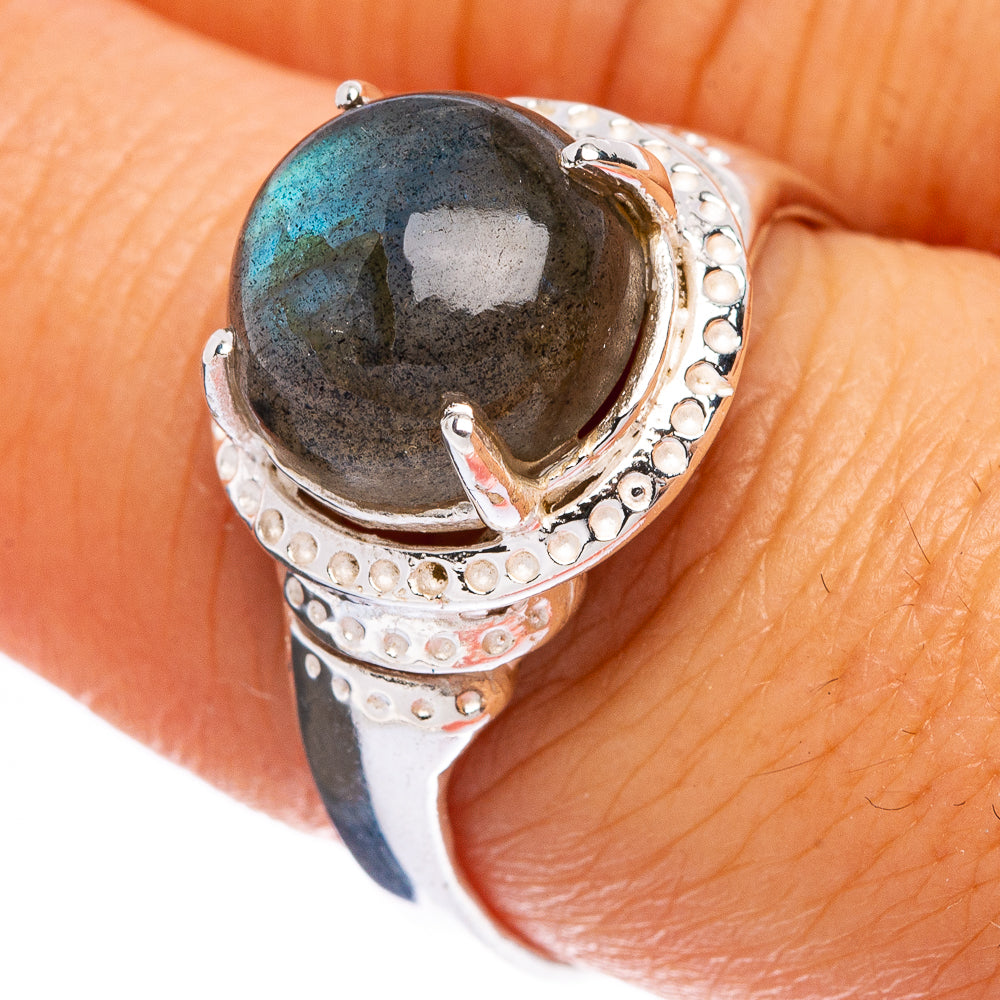 Labradorite Ring Size 8.25 (925 Sterling Silver) R146259