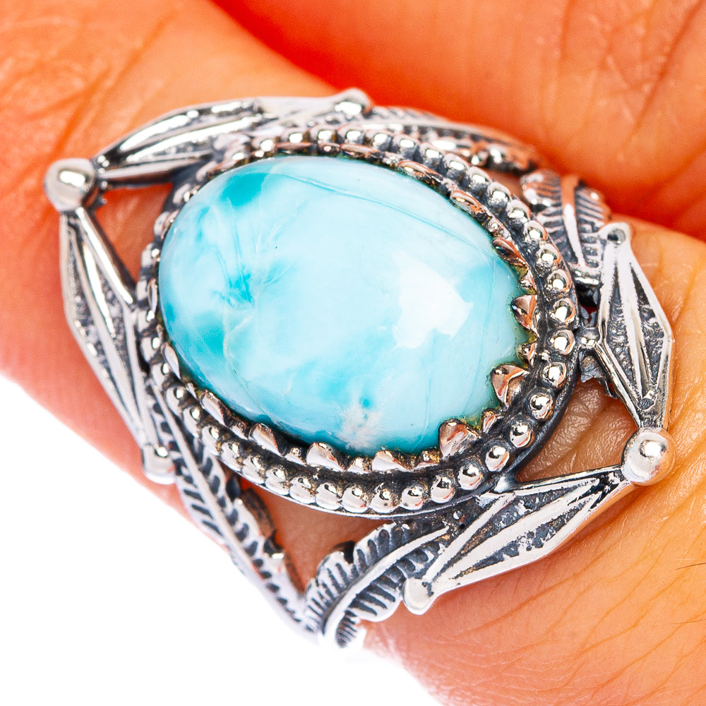 Larimar Ring Size 6 (925 Sterling Silver) R144472