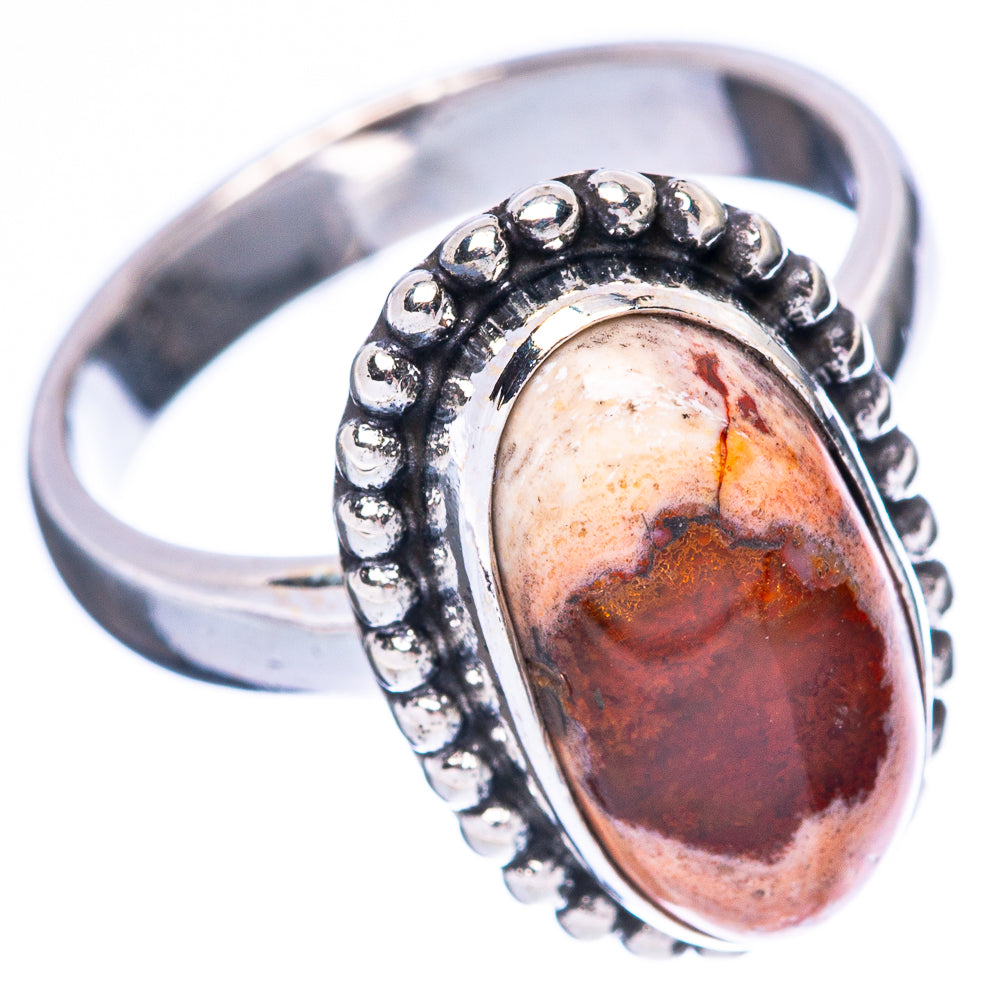 Rare Mexican Fire Opal Ring Size 6 (925 Sterling Silver) R3985