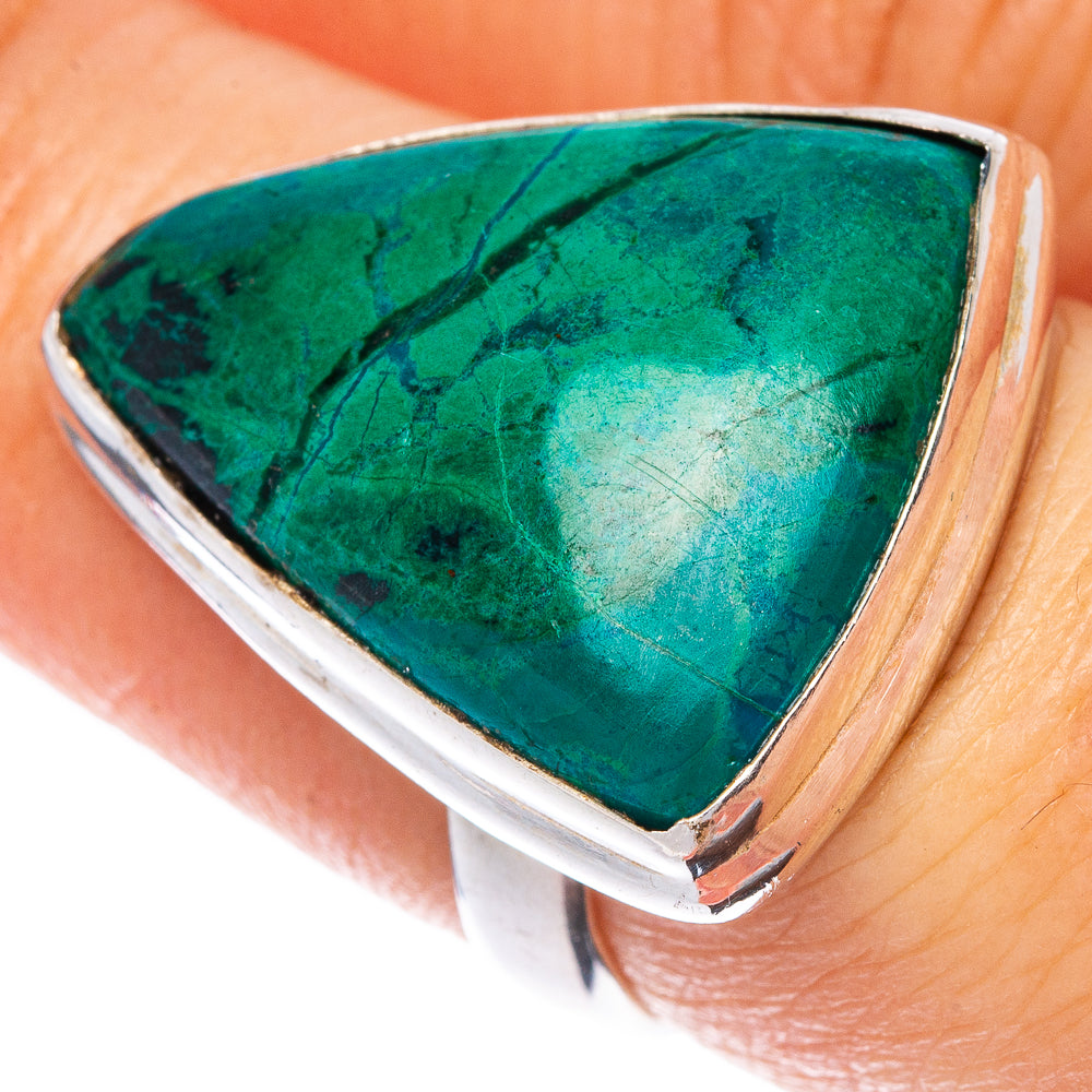 Chrysocolla Ring Size 7 (925 Sterling Silver) R1494