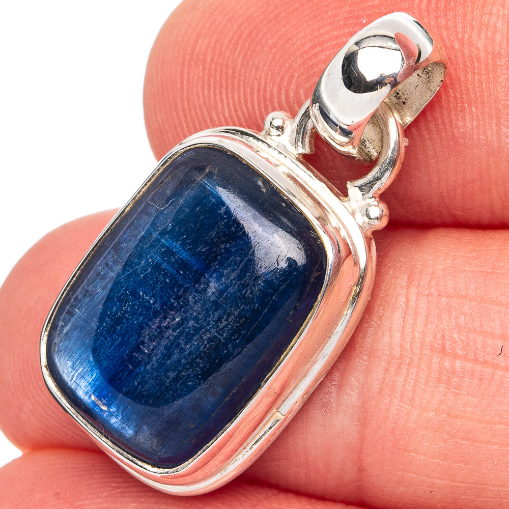 Kyanite Pendant 1 1/8" (.925 Sterling Silver)