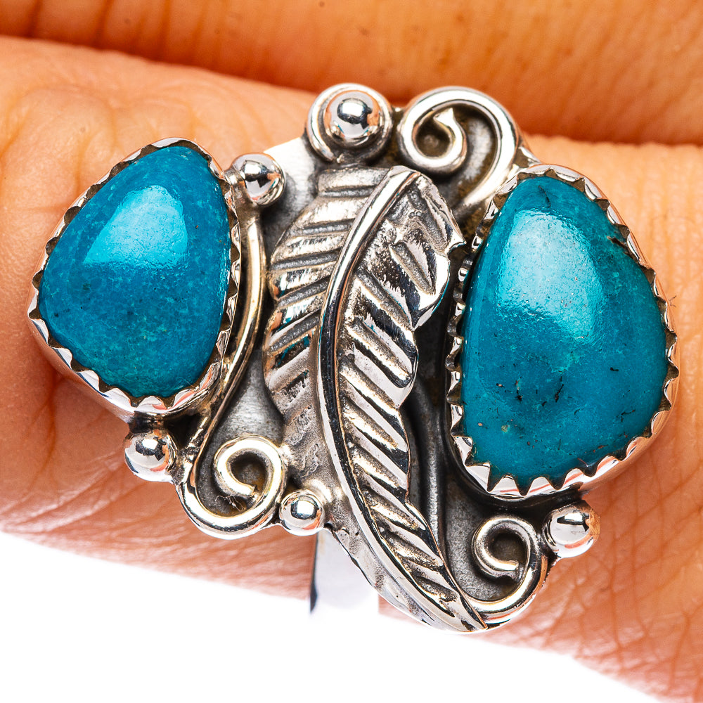 Chrysocolla Ring Size 8.25 (925 Sterling Silver) R146085