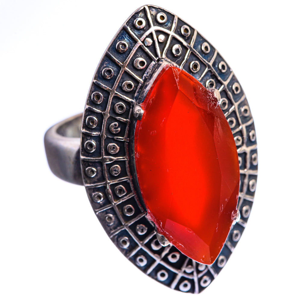 Red Onyx 925 Sterling Silver Ring Size 6