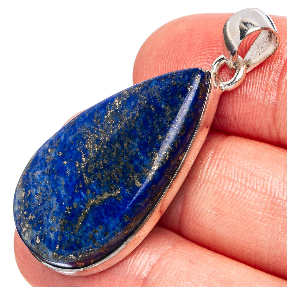 Lapis Lazuli Pendants 1 5/8" (925 Sterling Silver) P43206