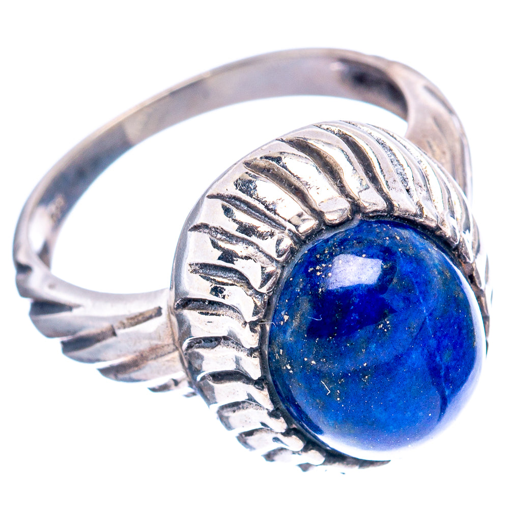 Lapis Lazuli Filigree Style Ring Size 7 (.925 Sterling Silver)