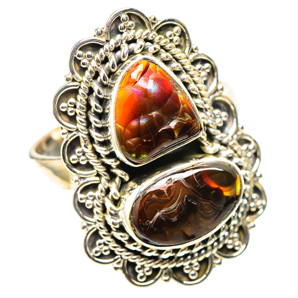 Mexican Fire Agate Ring Size 9 (925 Sterling Silver) RING138325