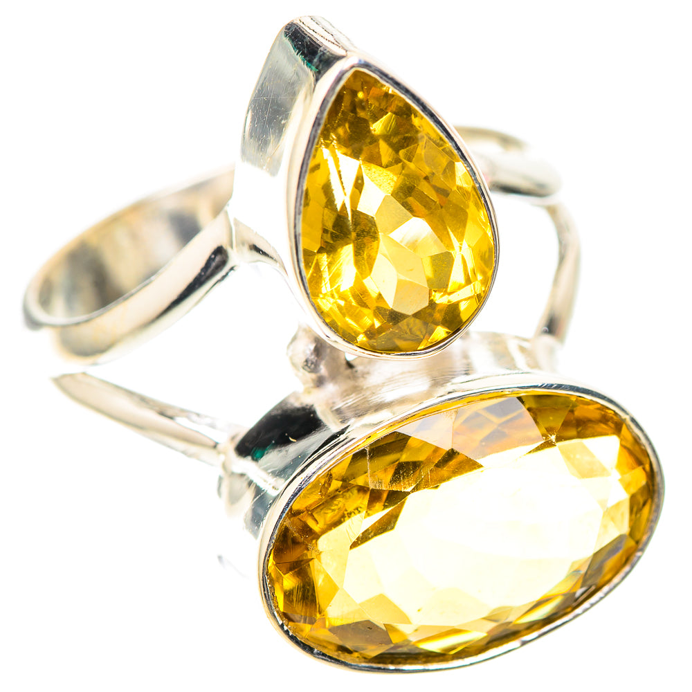 Faceted Citrine Ring Size 10 (925 Sterling Silver) RING138828