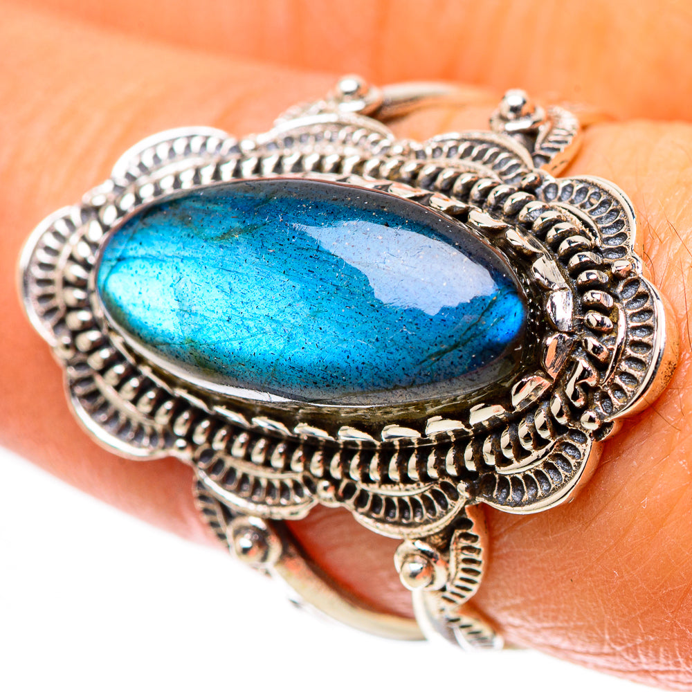 Labradorite Ring Size 8 (925 Sterling Silver) RING138842