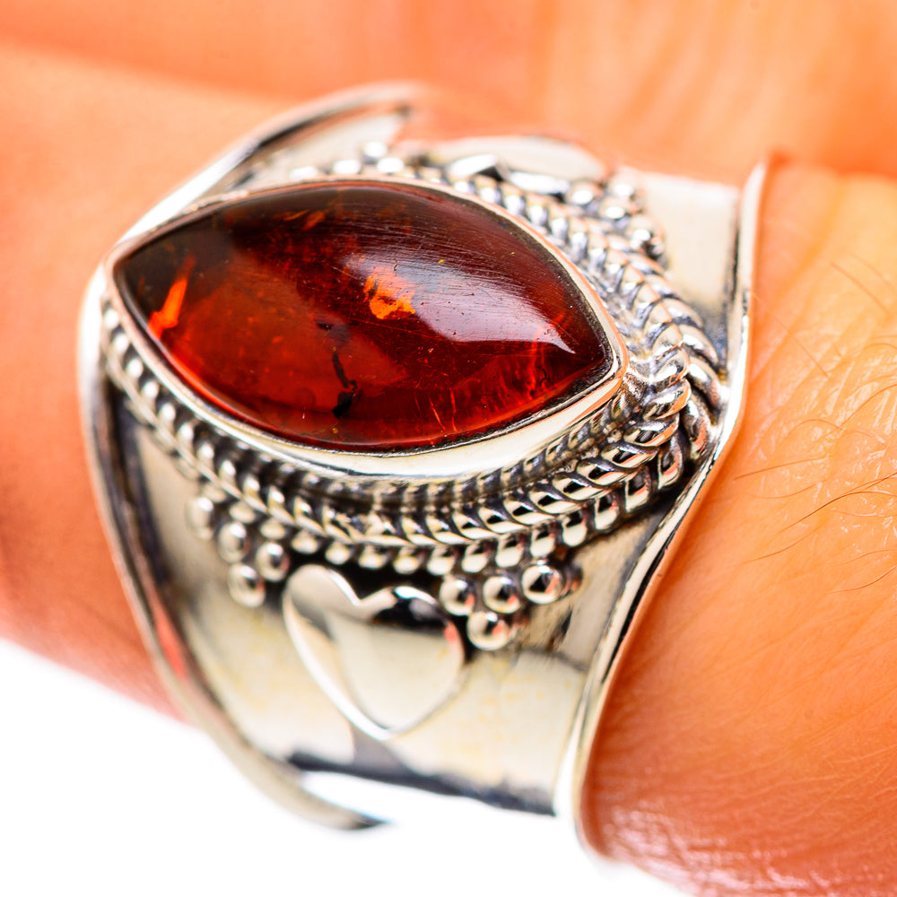 Baltic Amber Ring Size 7 (925 Sterling Silver) RING139209