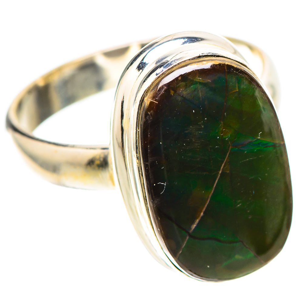Canadian Ammolite Ring Size 7 (925 Sterling Silver) RING138405