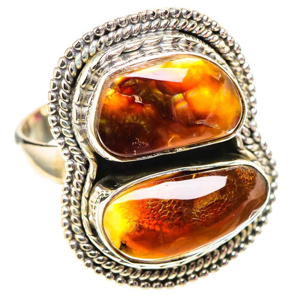 Mexican Fire Agate Ring Size 8 (925 Sterling Silver) RING138724