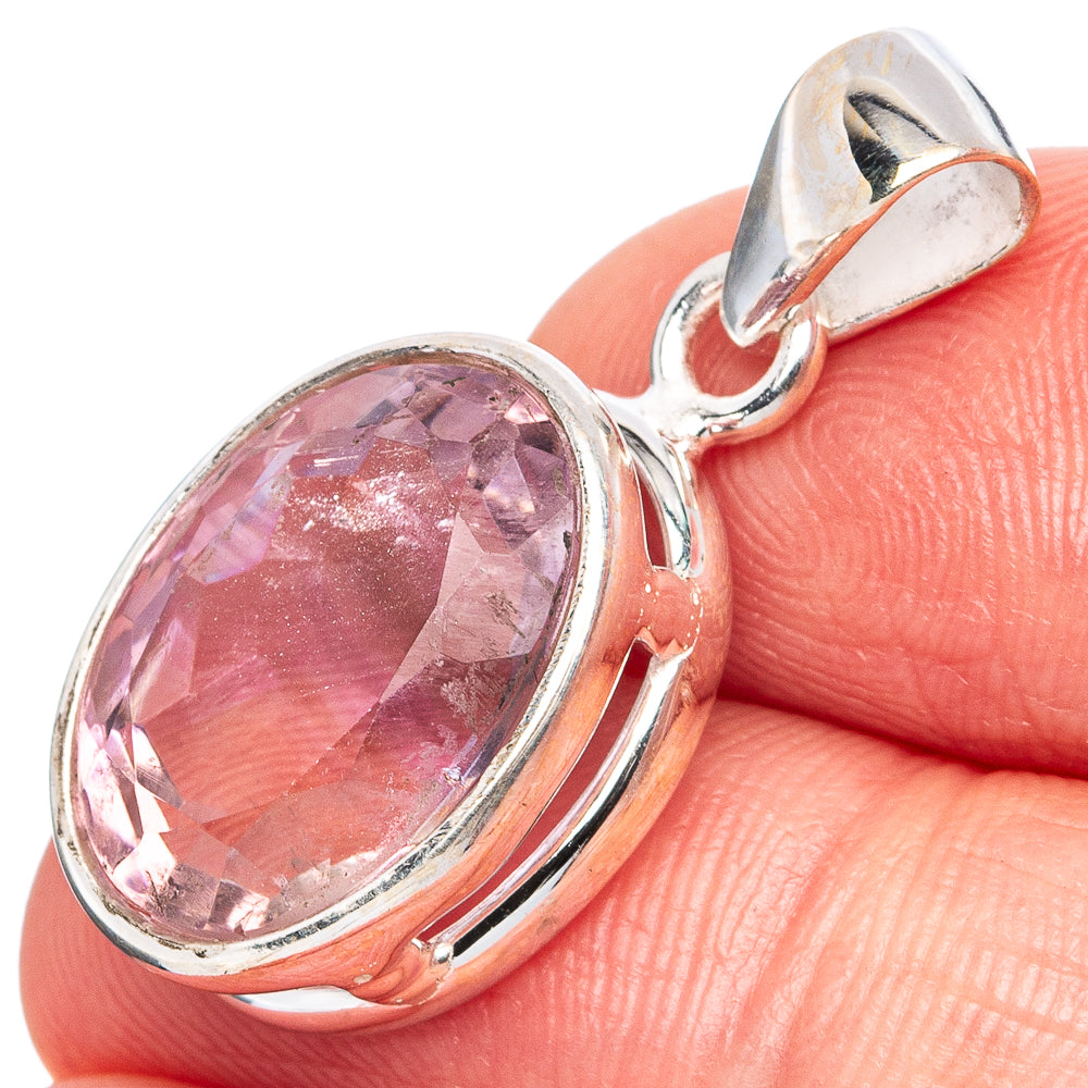 Rare Faceted Ametrine Pendant 1 1/8" (925 Sterling Silver) P43352