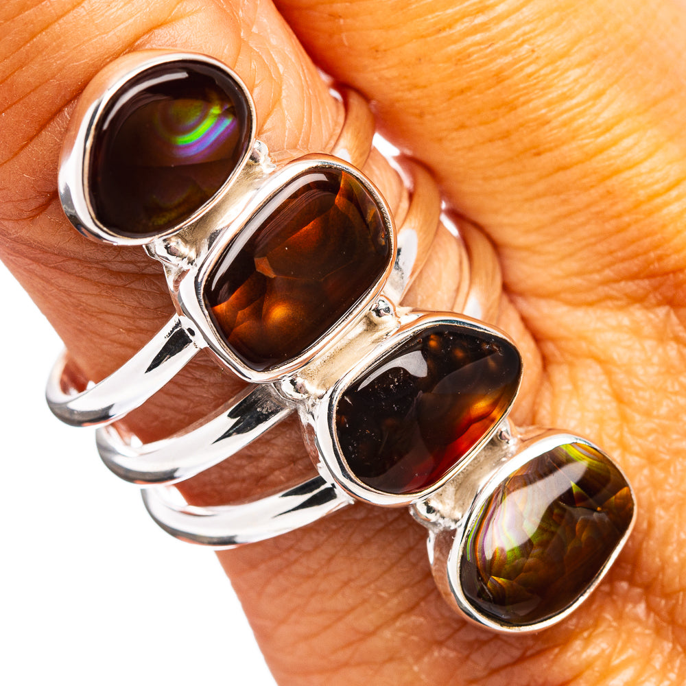 Premium Mexican Fire Opal Ring Size 9.75 (.925 Sterling Silver)