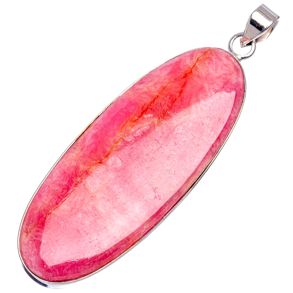 Premium Rhodochrosite Pendant 3 1/8" (.925 Sterling Silver)
