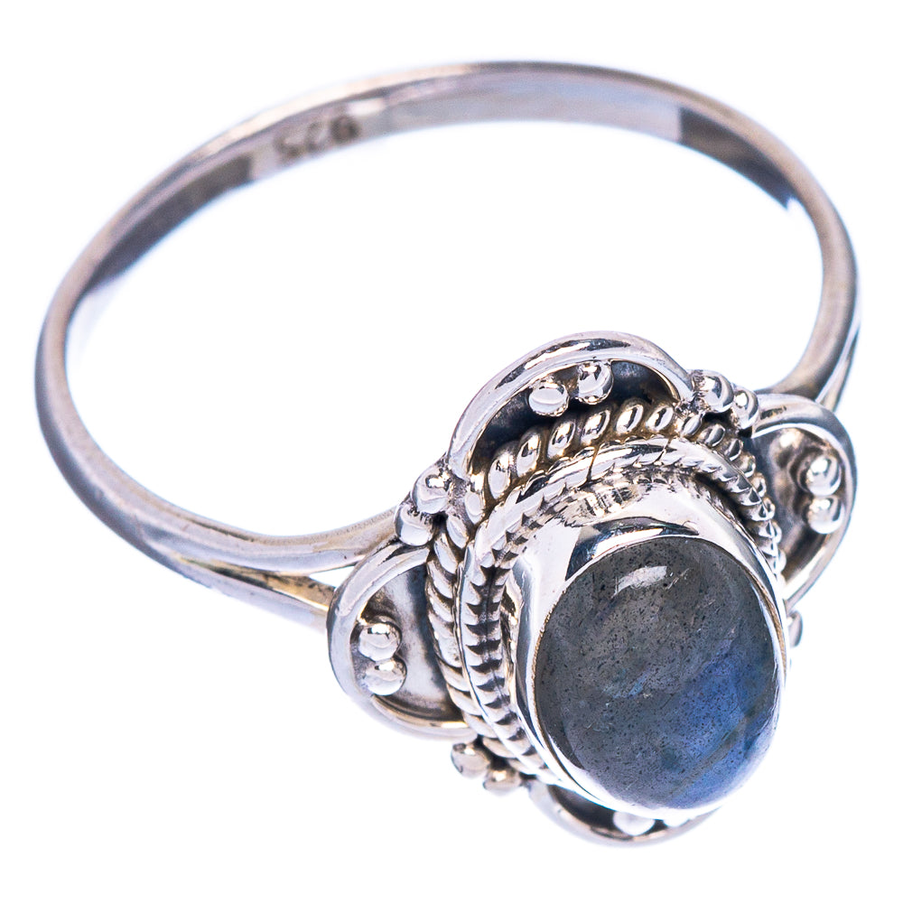 Labradorite Dainty Ring Size 7 (925 Sterling Silver) R147127