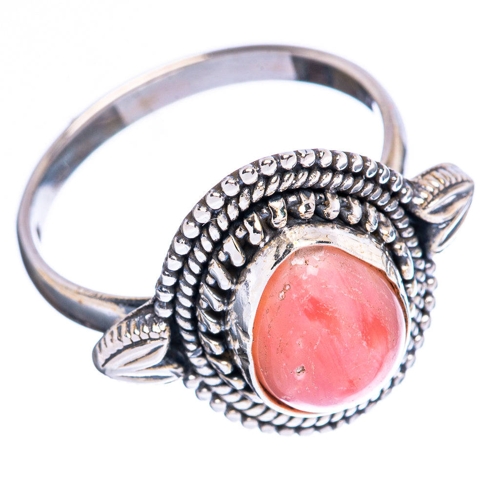 Pink Queen Conch Shell Ring Size 8.25 (925 Sterling Silver) R3225