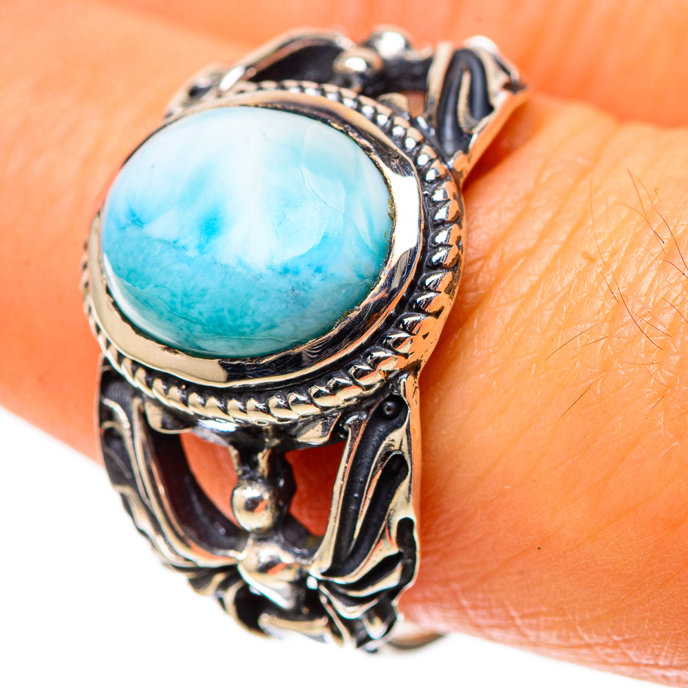 Larimar Ring Size 9.25 (925 Sterling Silver) RING138560
