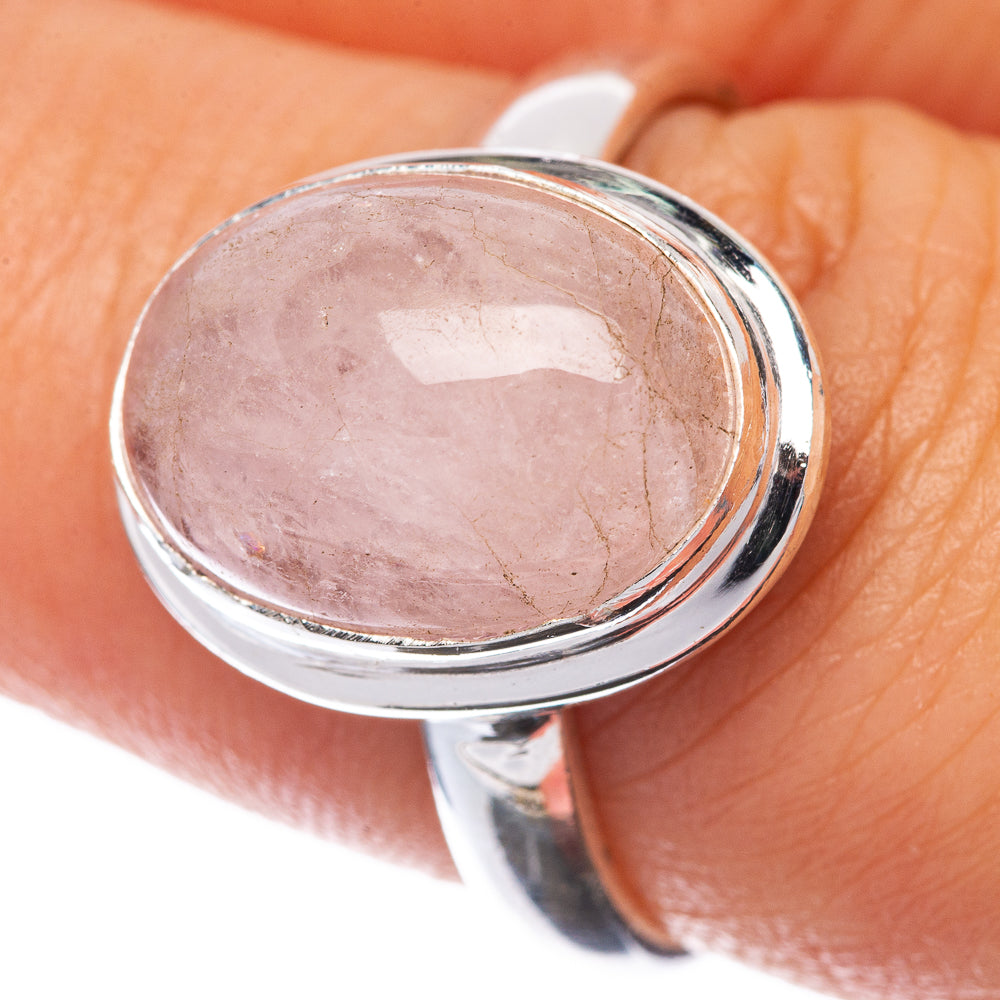 Rose Quartz Ring Size 7.75 (925 Sterling Silver) R145147
