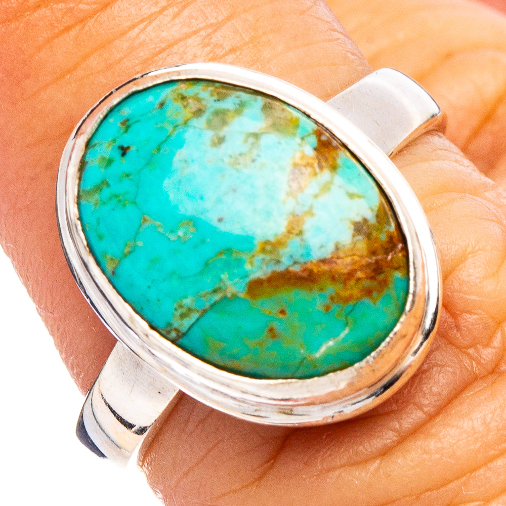 Rare Kingman Turquoise Ring Size 6.75 (.925 Sterling Silver)