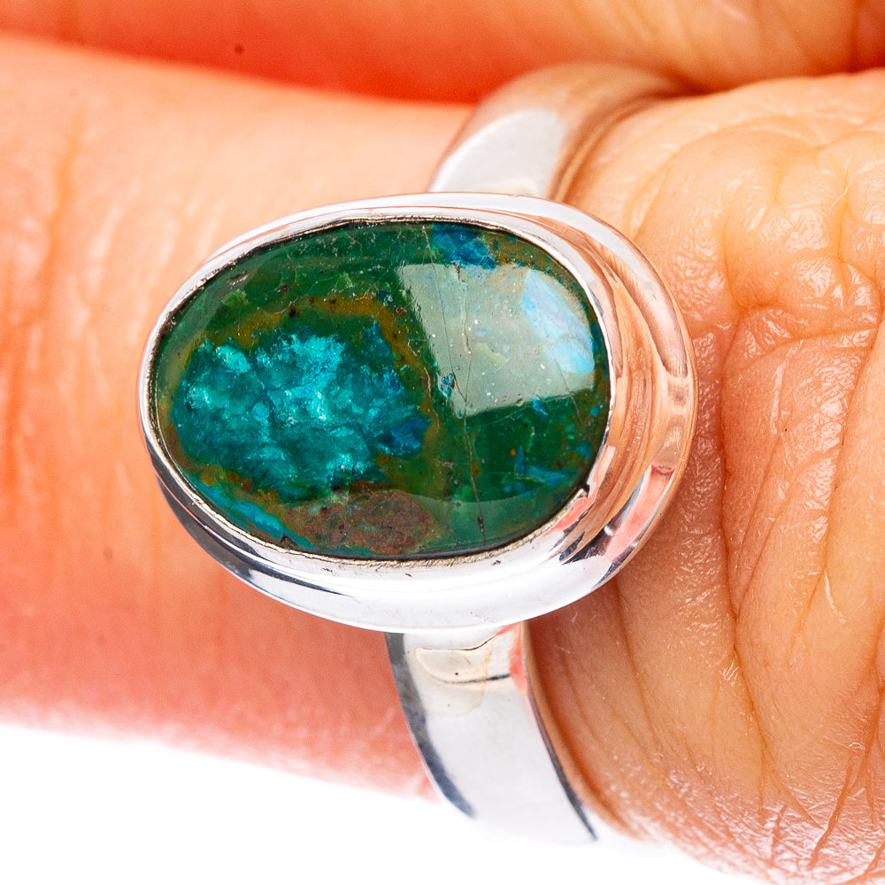 Peruvian Opal Ring Size 6 (925 Sterling Silver) R3942