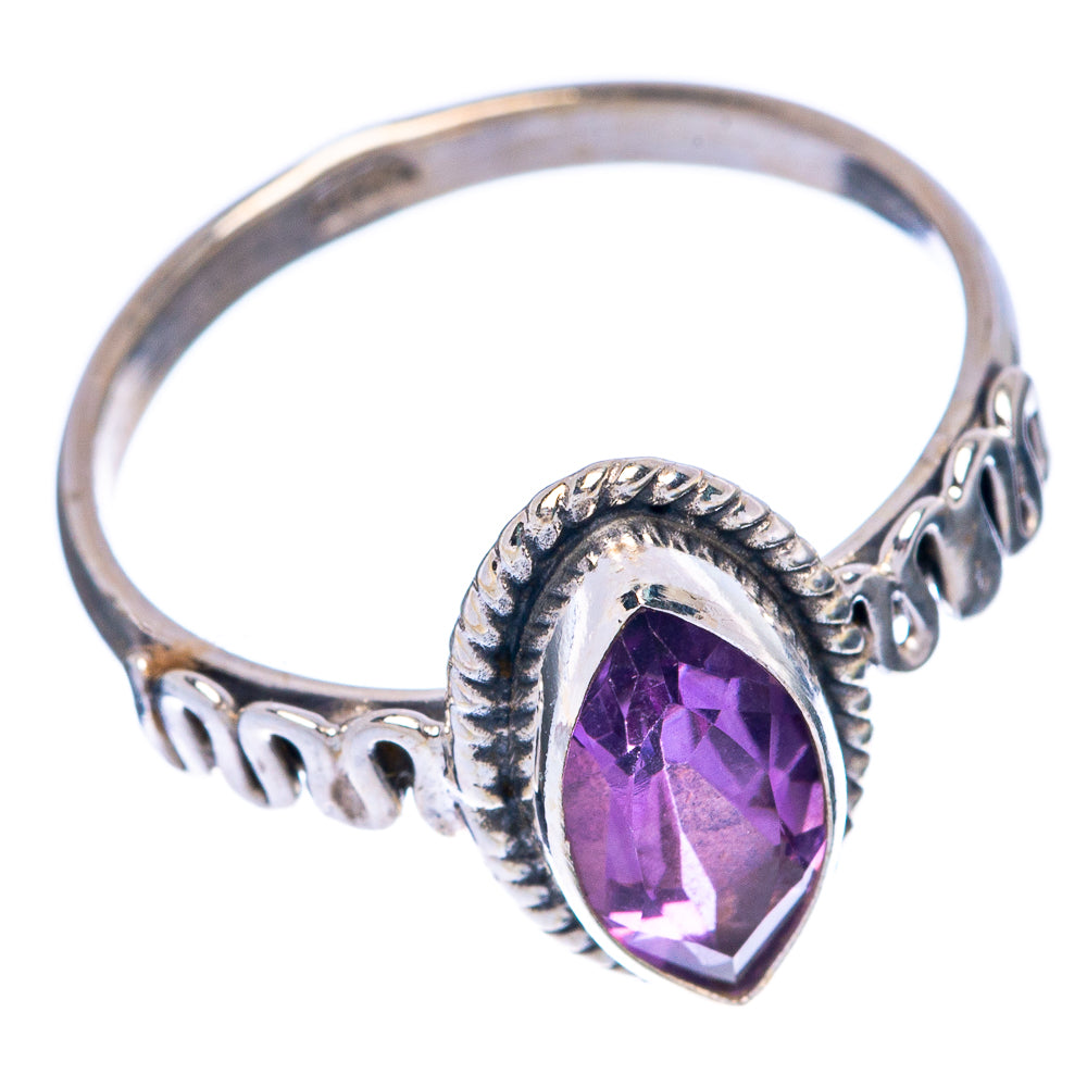 Faceted Amethyst Dainty Ring Size 5.75 (925 Sterling Silver) R145632