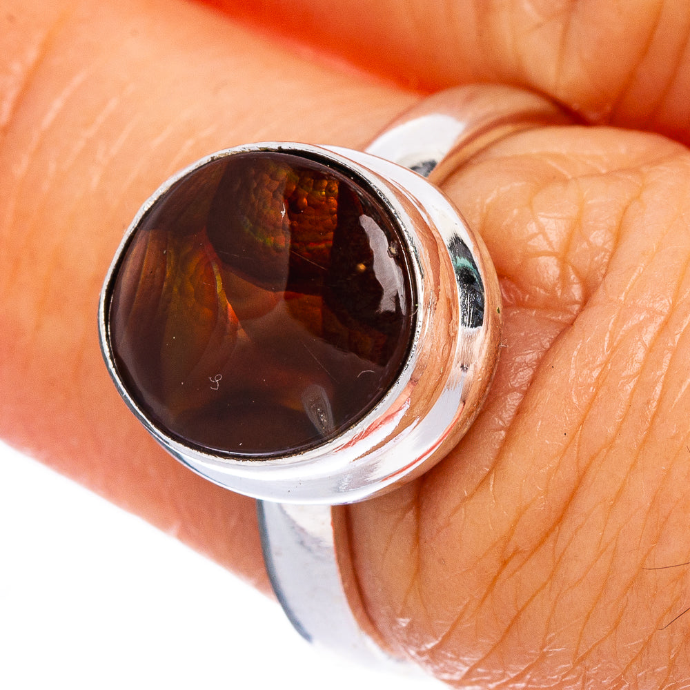 Mexican Fire Agate Ring Size 6.75 (925 Sterling Silver) R147193