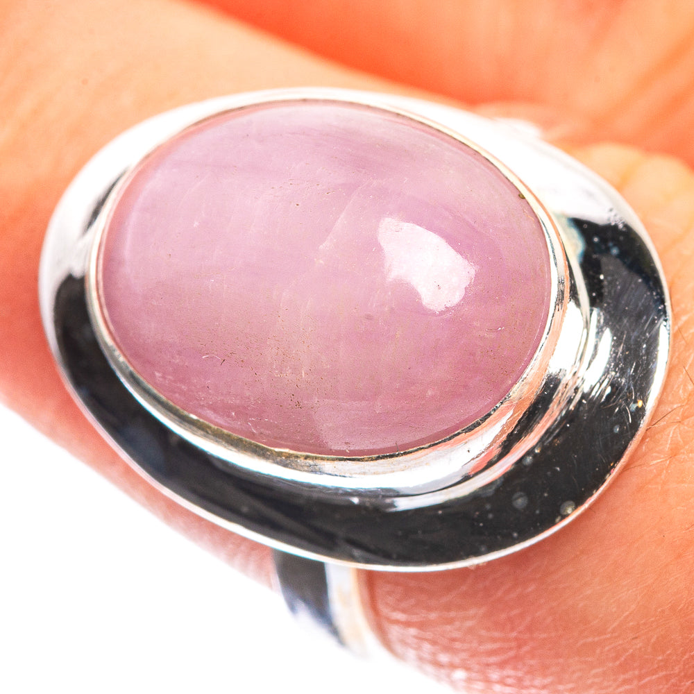 Kunzite 925 Sterling Silver Ring Size 7.5