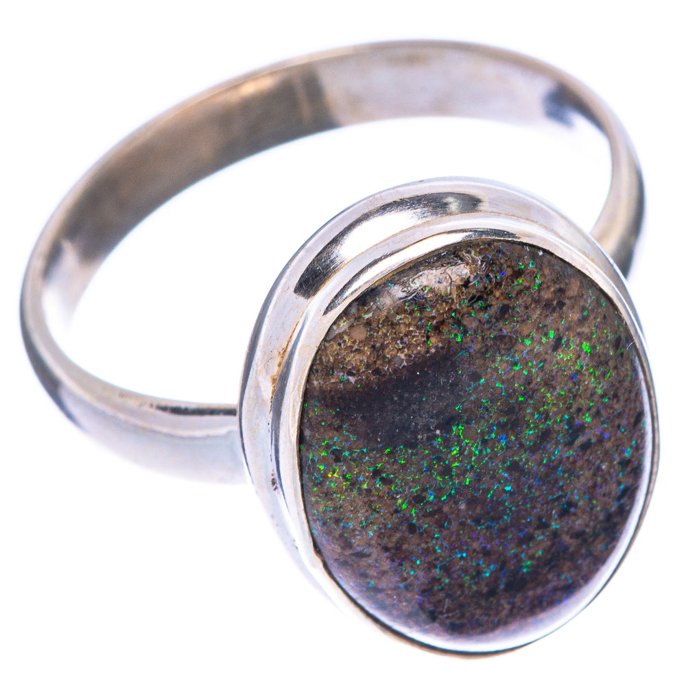 Rare Andamooka Opal Ring Size 8.75 (925 Sterling Silver) R1509