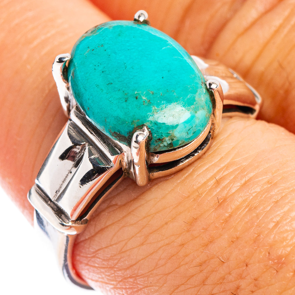 Mohave Turquoise Ring Size 8.5 (.925 Sterling Silver)